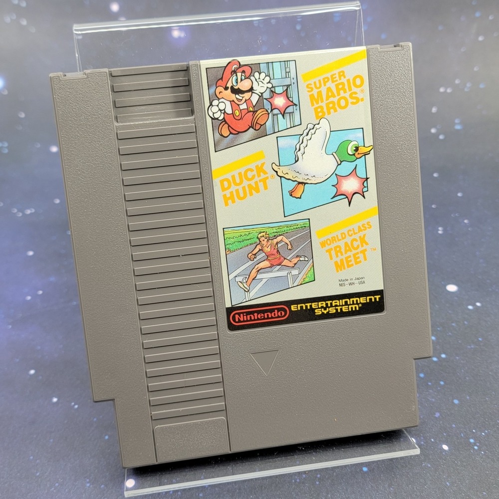 Super Mario Bros / Duck Hunt / World Class Track Meet (Nintendo NES Video Game)